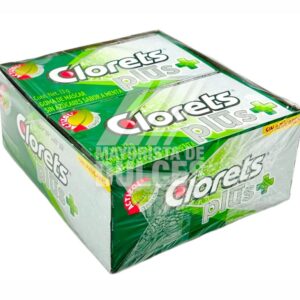 Adams chicle Clorets Blister Sin Azúcar 12 piezas